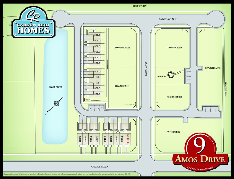 9 Amos Drive Siteplan
