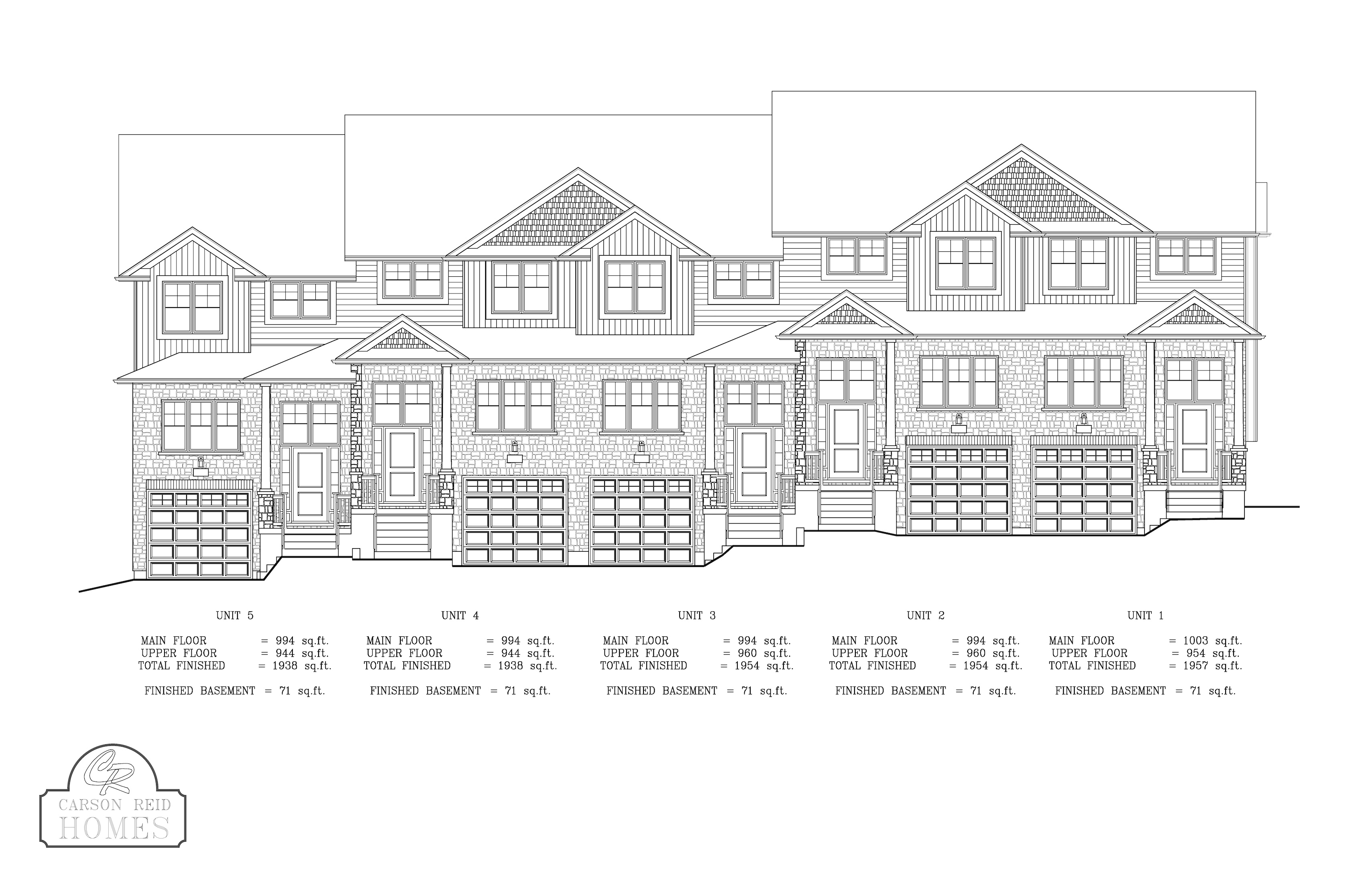 Enclave Kay home designs 1-5 front elevation