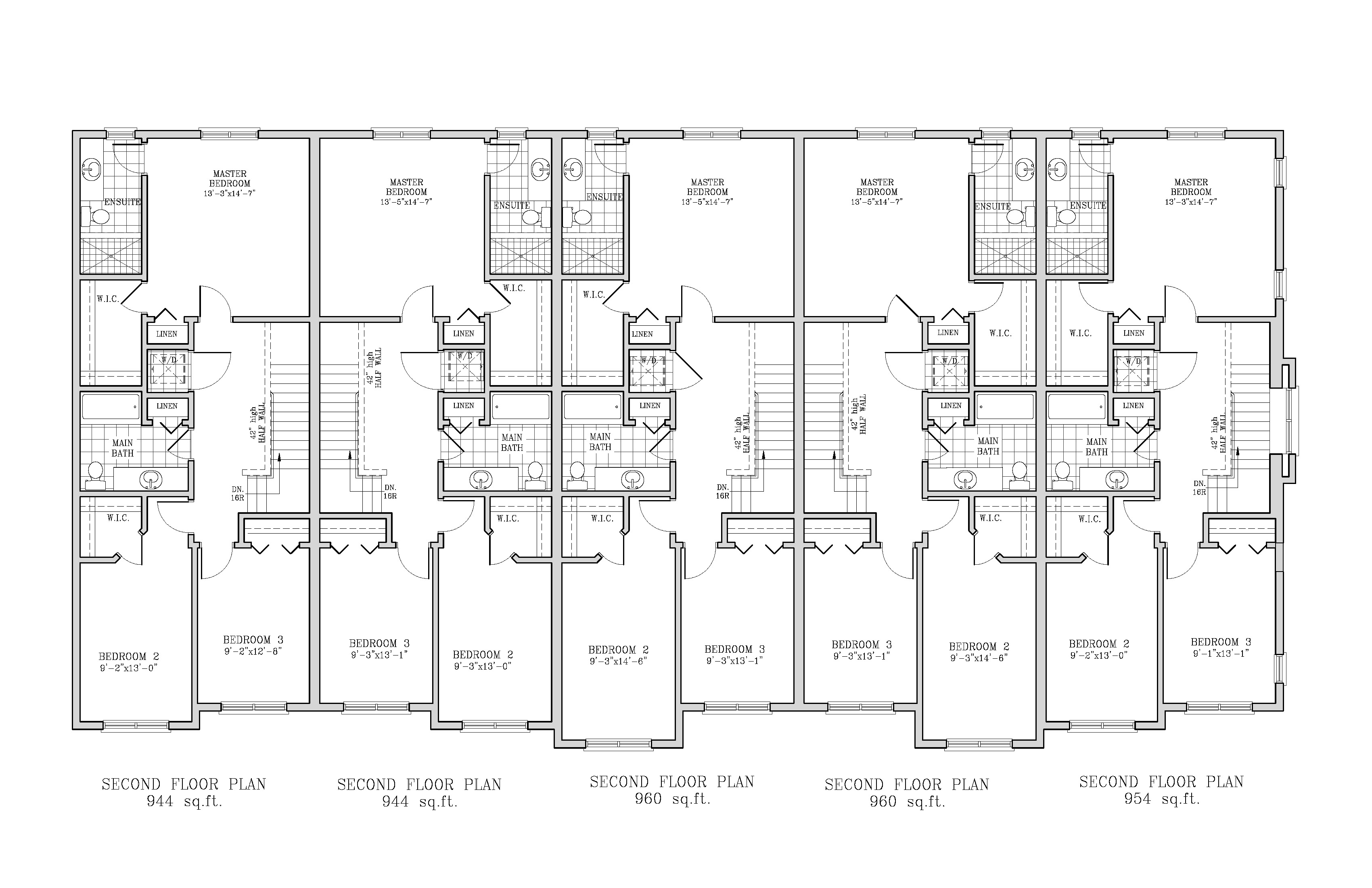 Enclave Kay home designs 1-5 second floor plan